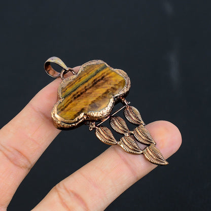 Brown Tiger Eye Gemstone Pendant