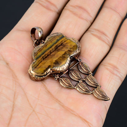 Brown Tiger Eye Gemstone Pendant