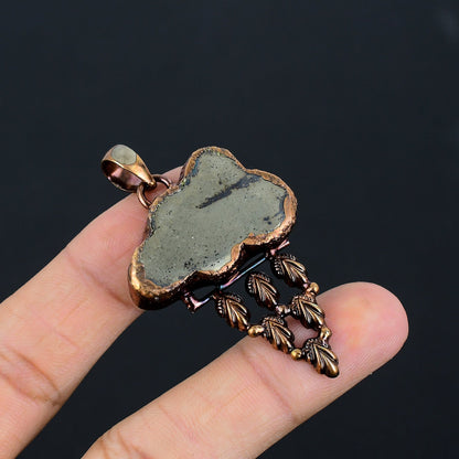 Golden Pyrite Gemstone Pendant