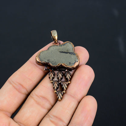 Golden Pyrite Gemstone Pendant