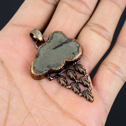 Golden Pyrite Gemstone Pendant