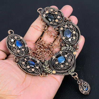 Blue Labradorite Gemstone Necklace