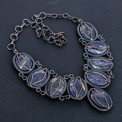Blue Sodalite Gemstone Necklace