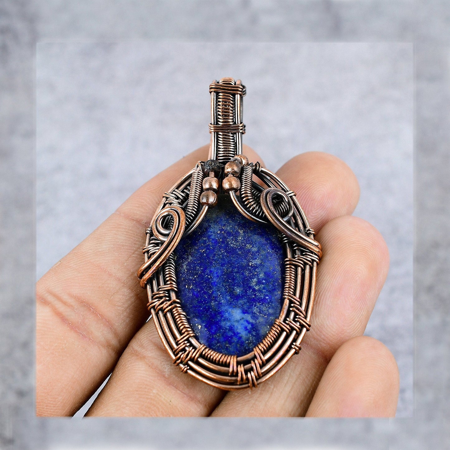 Blue Lapis Gemstone Pendant