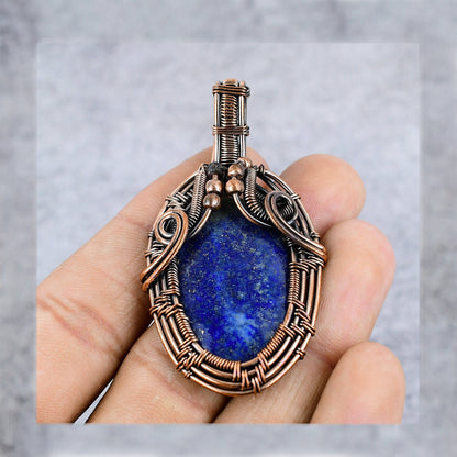 Blue Lapis Gemstone Pendant