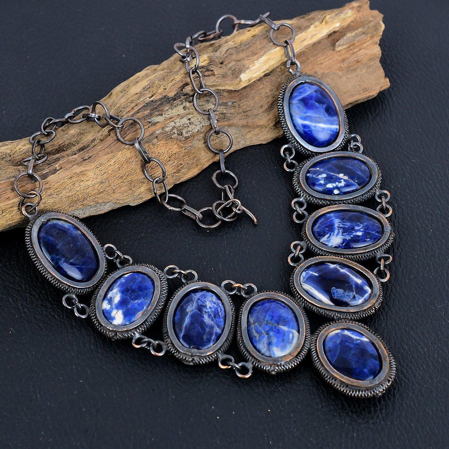 Blue Sodalite Gemstone Necklace