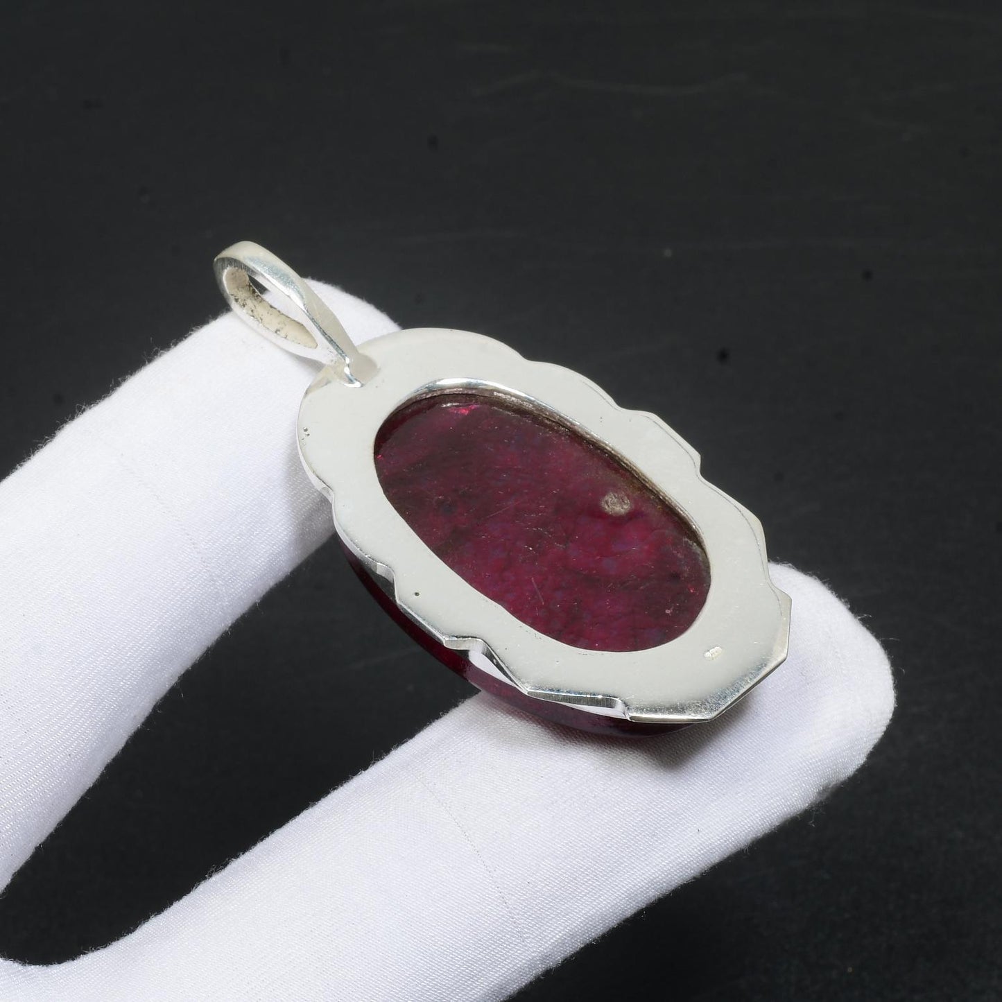 Red Labradorite Gemstone Pendant