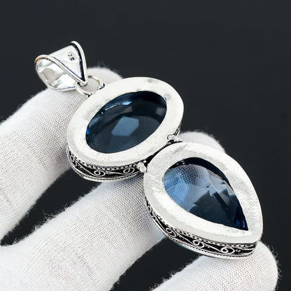 Blue Tanzanite Gemstone Pendant