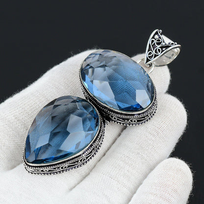 Blue Tanzanite Gemstone Pendant