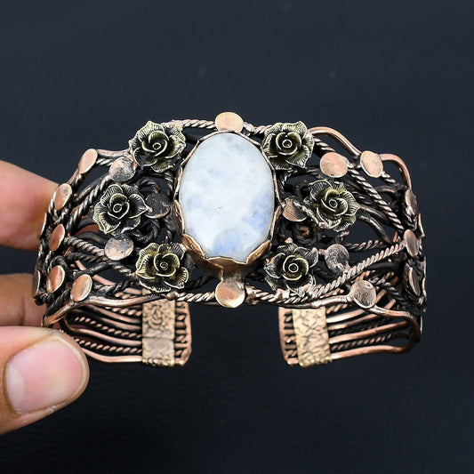 Rainbow Moonstone Gemstone Bracelet