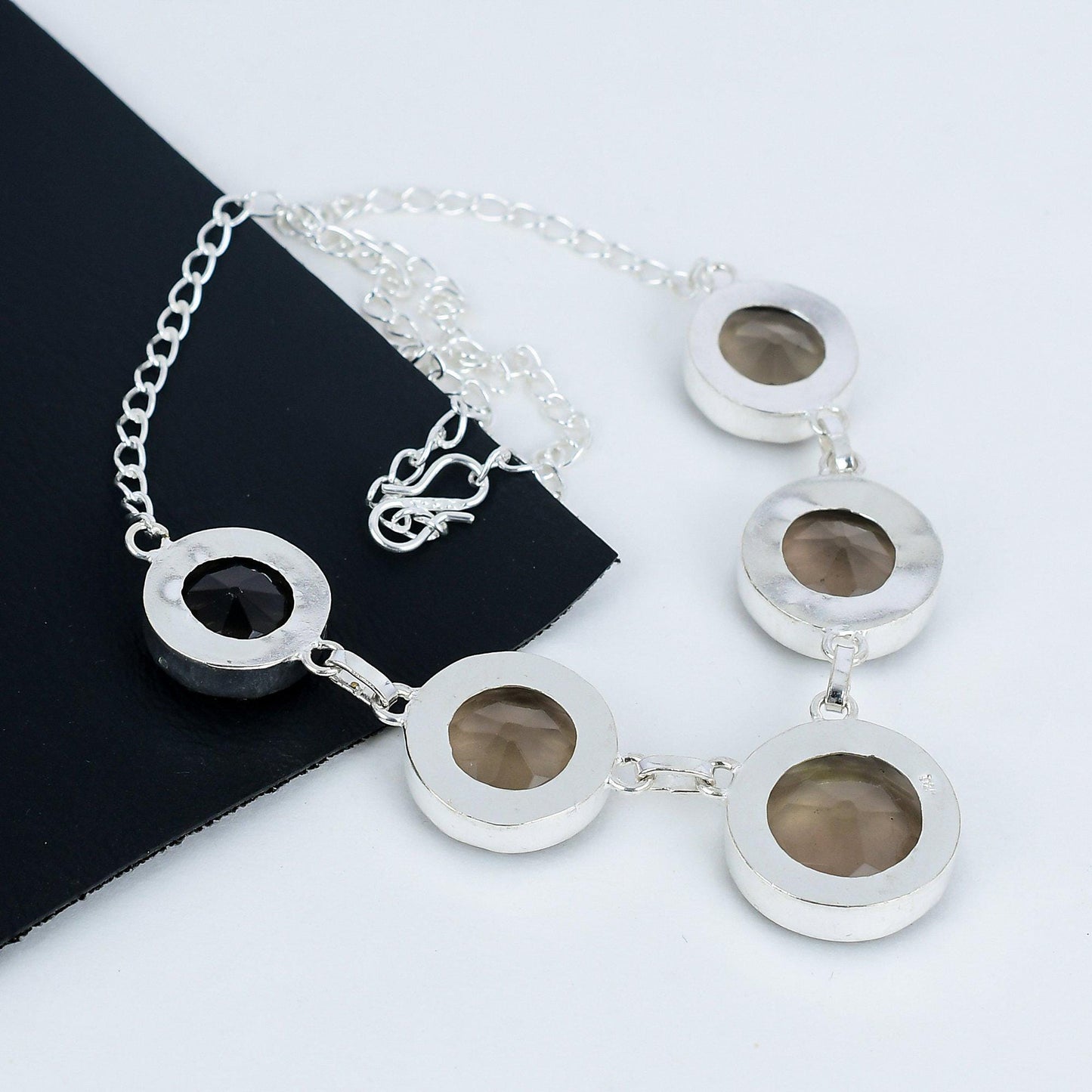 Smoky Brown Topaz Gemstone Necklace