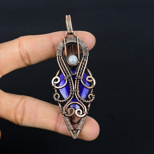 Blue Sapphire Gemstone Pendant