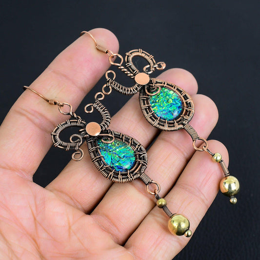 Titanium Druzy Gemstone Earrings