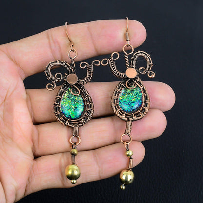 Titanium Druzy Gemstone Earrings