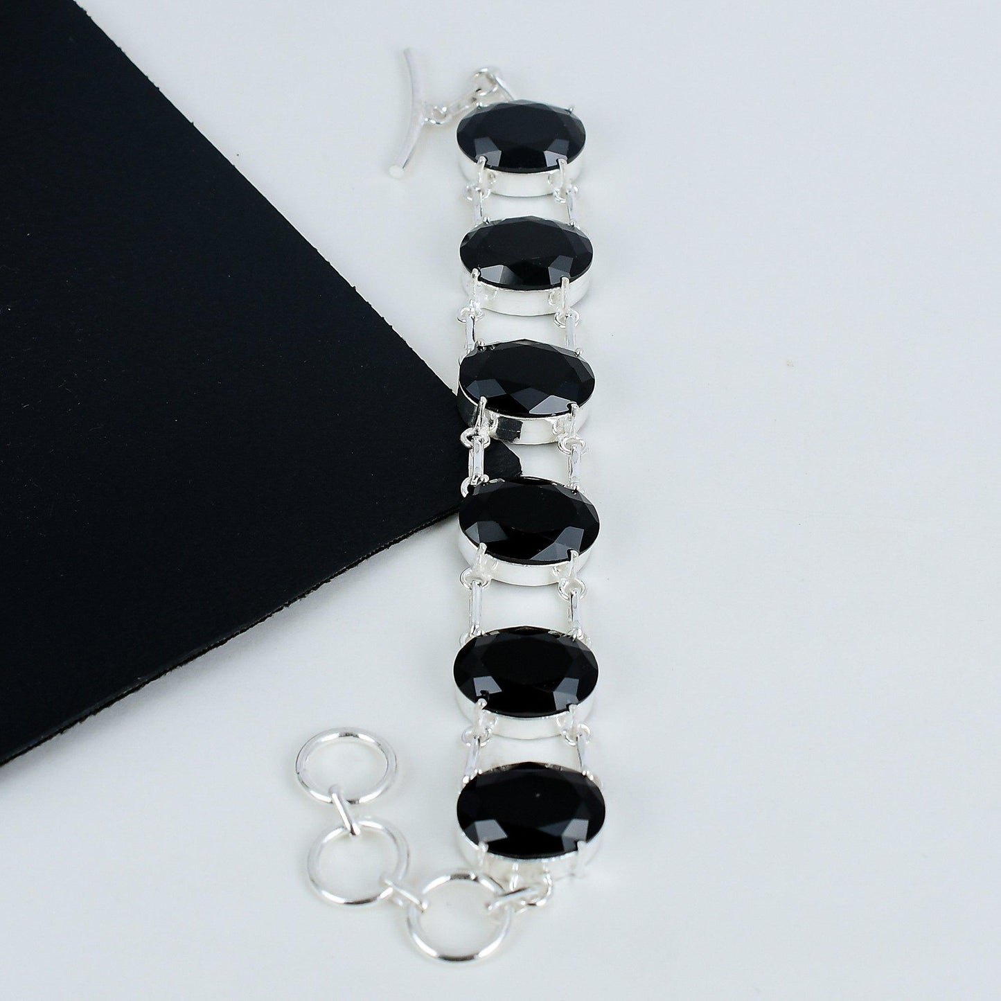 Black Spinel Gemstone Bracelet