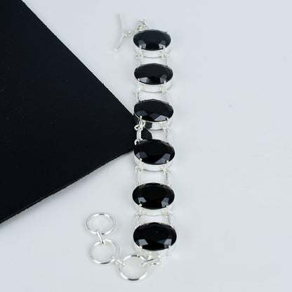 Black Spinel Gemstone Bracelet