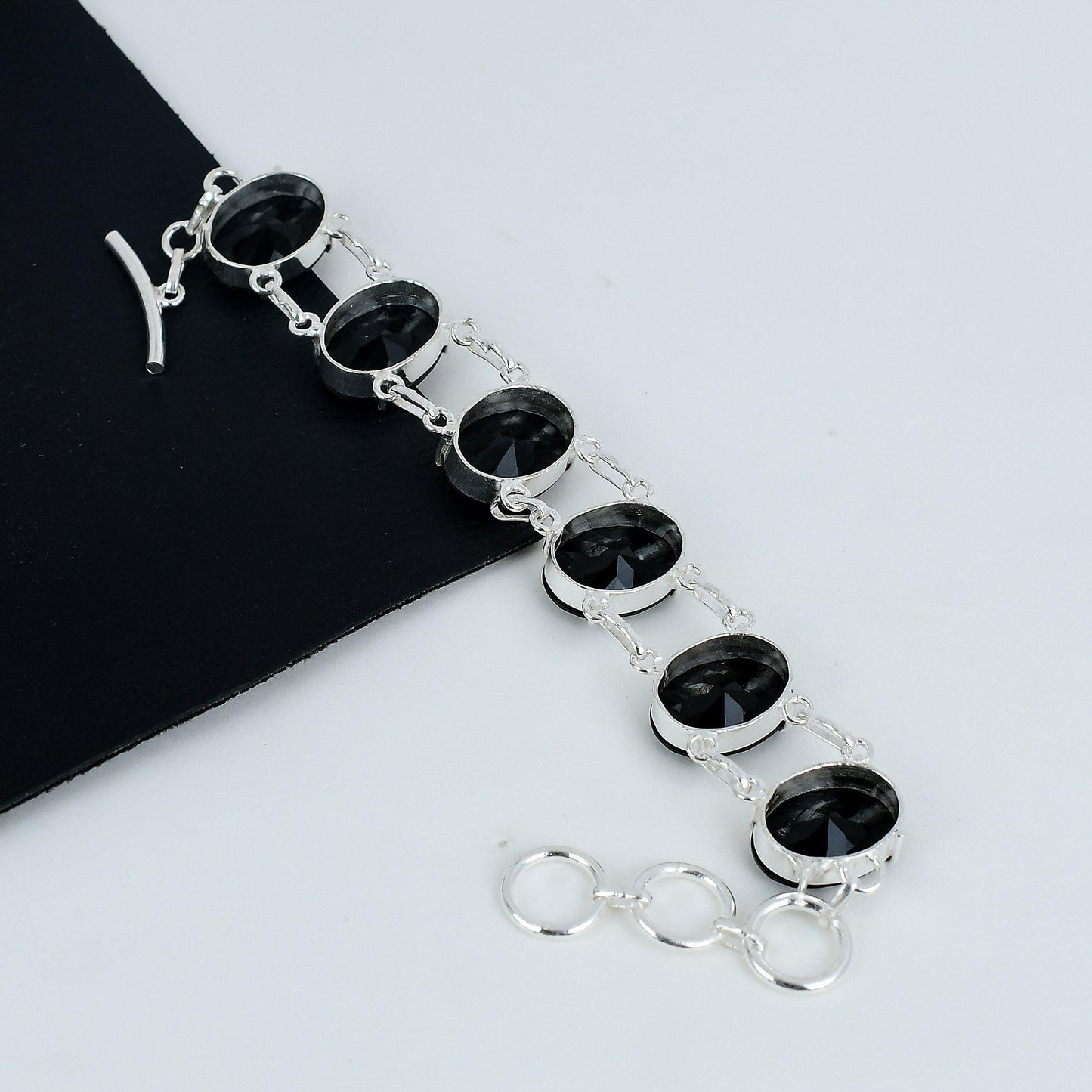 Black Spinel Gemstone Bracelet
