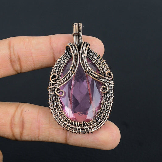 Pink Kunzite Gemstone Pendant