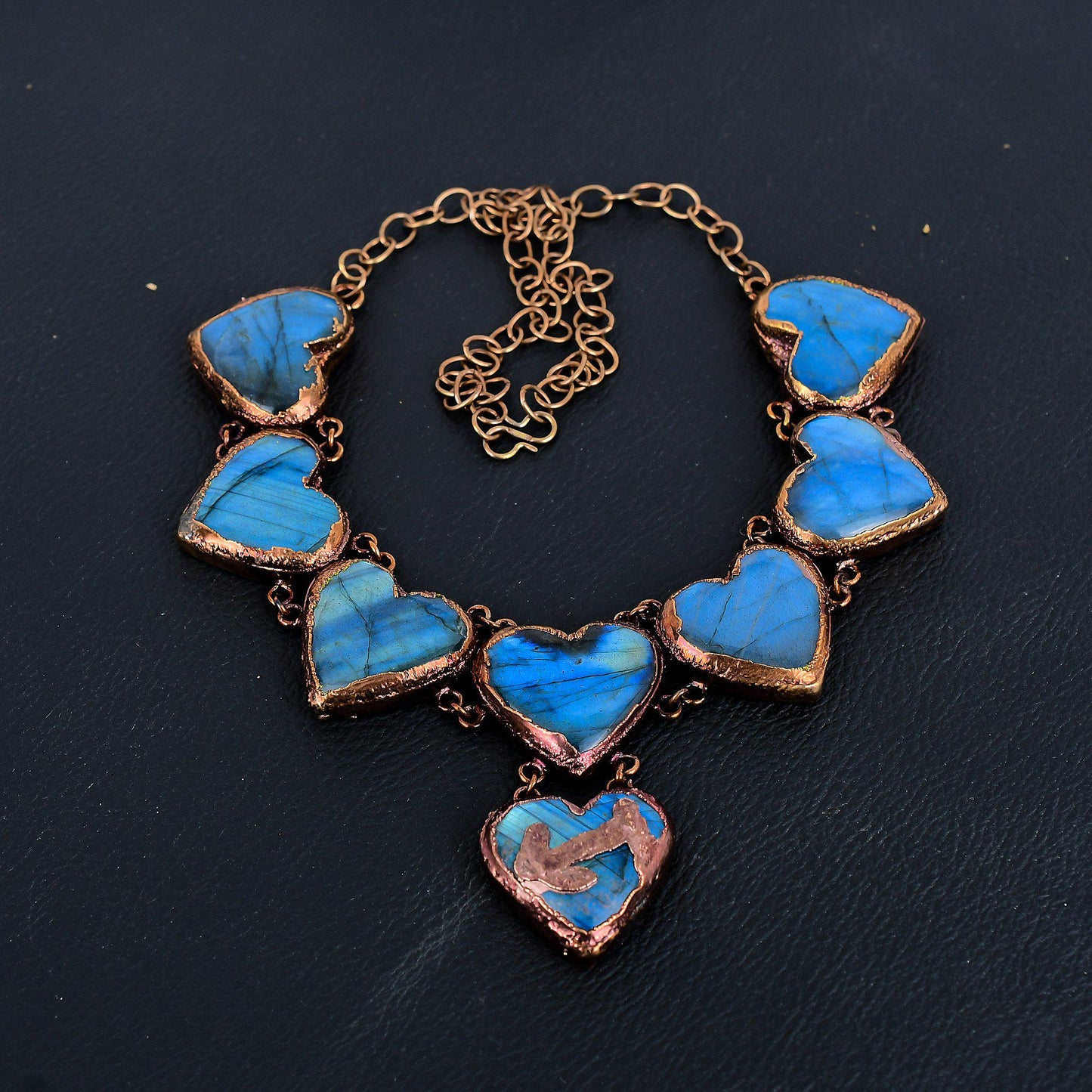 Blue Labradorite Gemstone Necklace