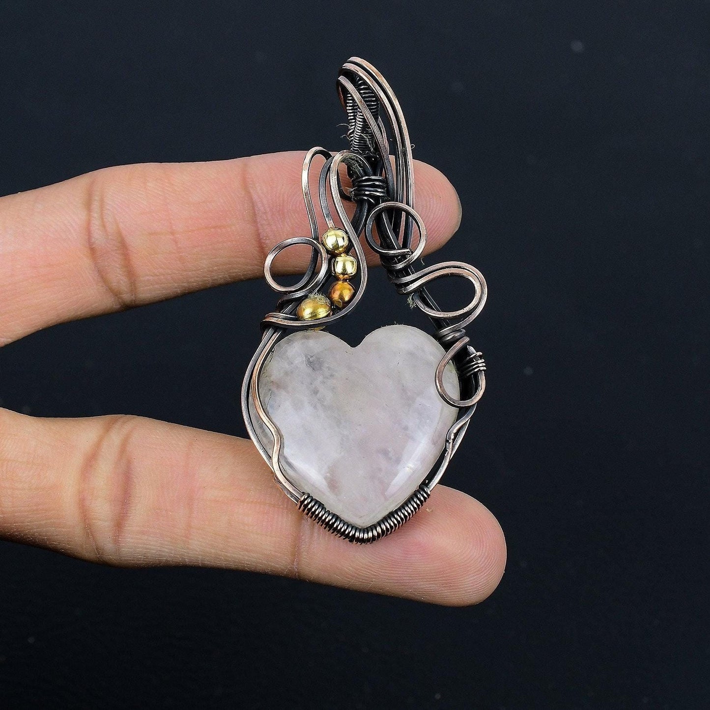 Rose Quartz Gemstone Pendant