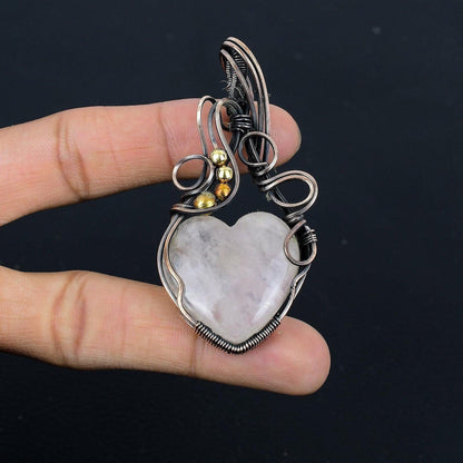 Rose Quartz Gemstone Pendant