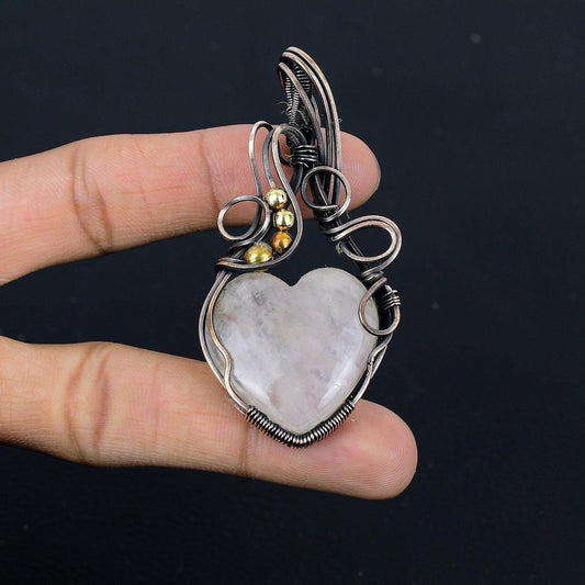 Rose Quartz Gemstone Pendant