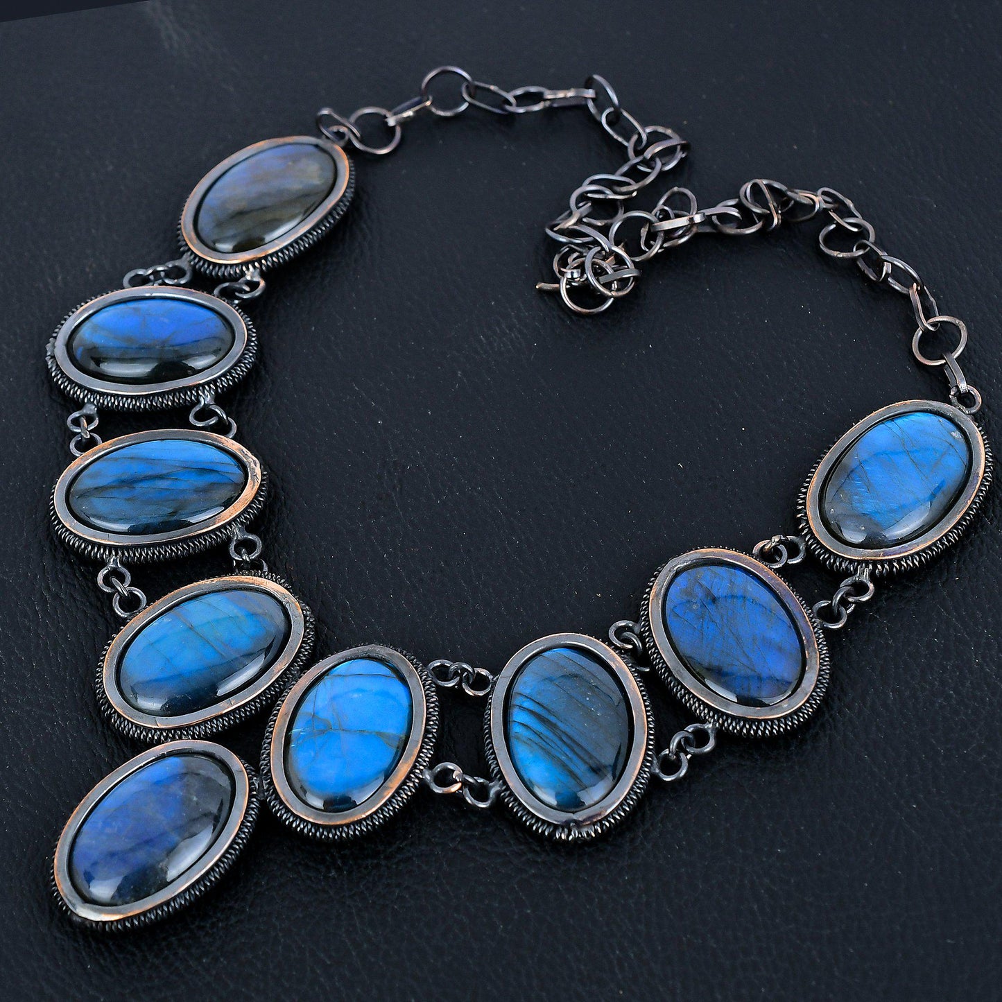 Blue Labradorite Gemstone Necklace