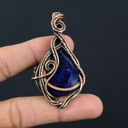 Blue Sapphire Gemstone Pendant