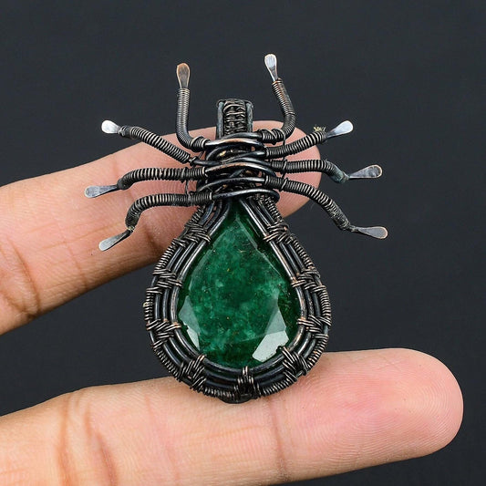 Green Emerald Gemstone Pendant