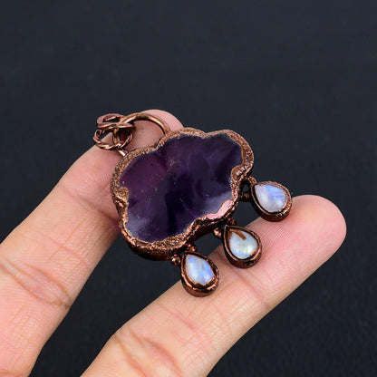 Purple Amethyst Gemstone Pendant