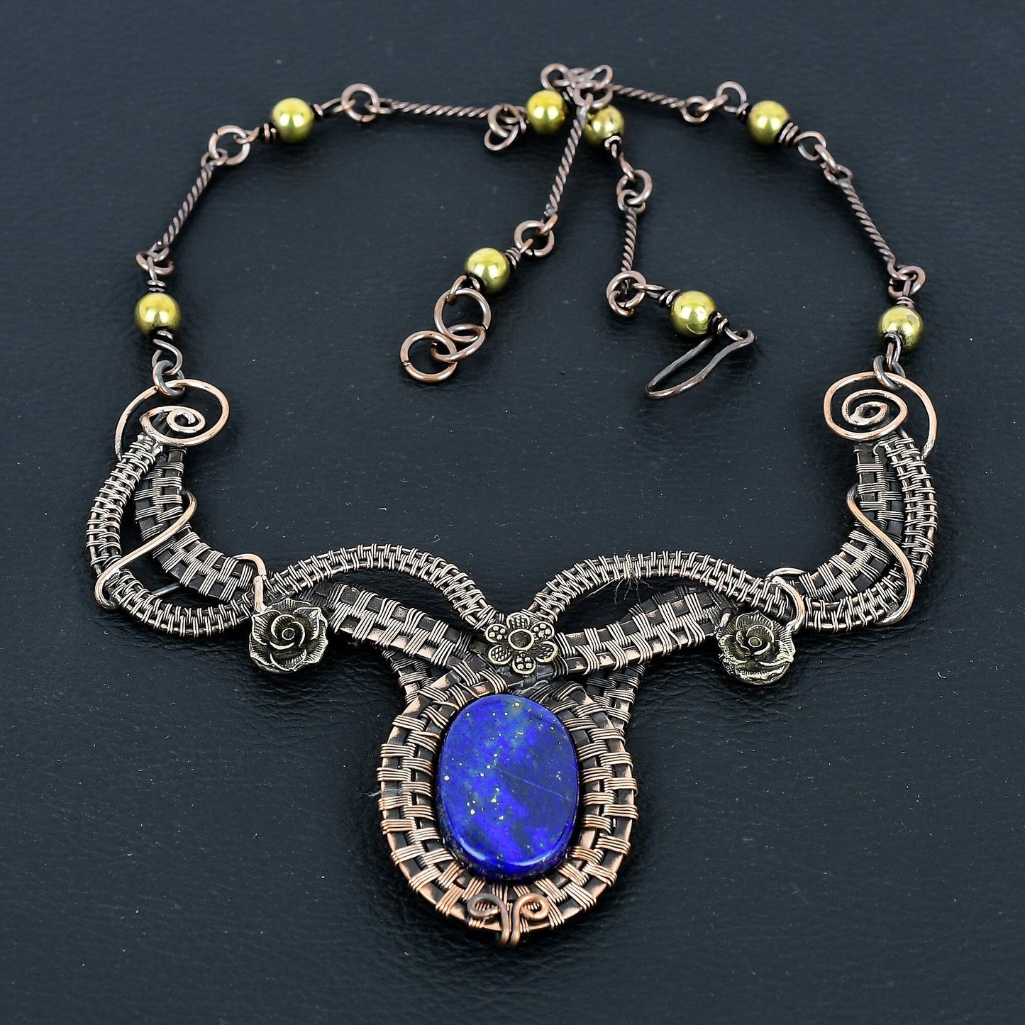 Blue Lapis Lazuli Gemstone Necklace