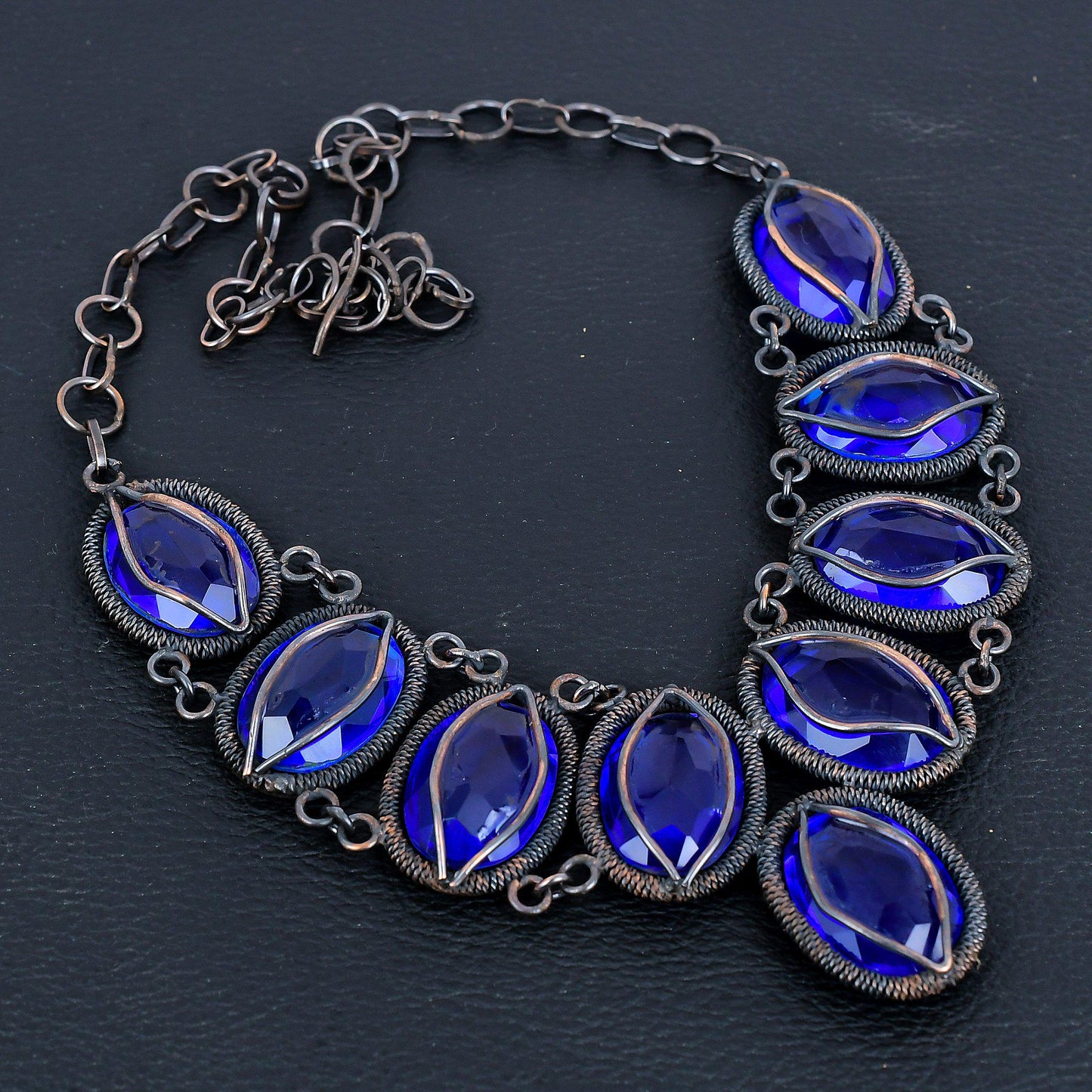 London Blue Topaz Gemstone Necklace