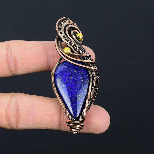 Blue Lapis Lazuli Gemstone Pendant