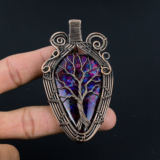 Multi-Color Labradorite Gemstone Pendant