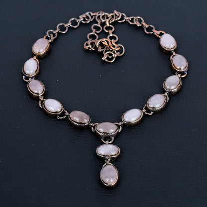 Rose Quartz Gemstone Necklace