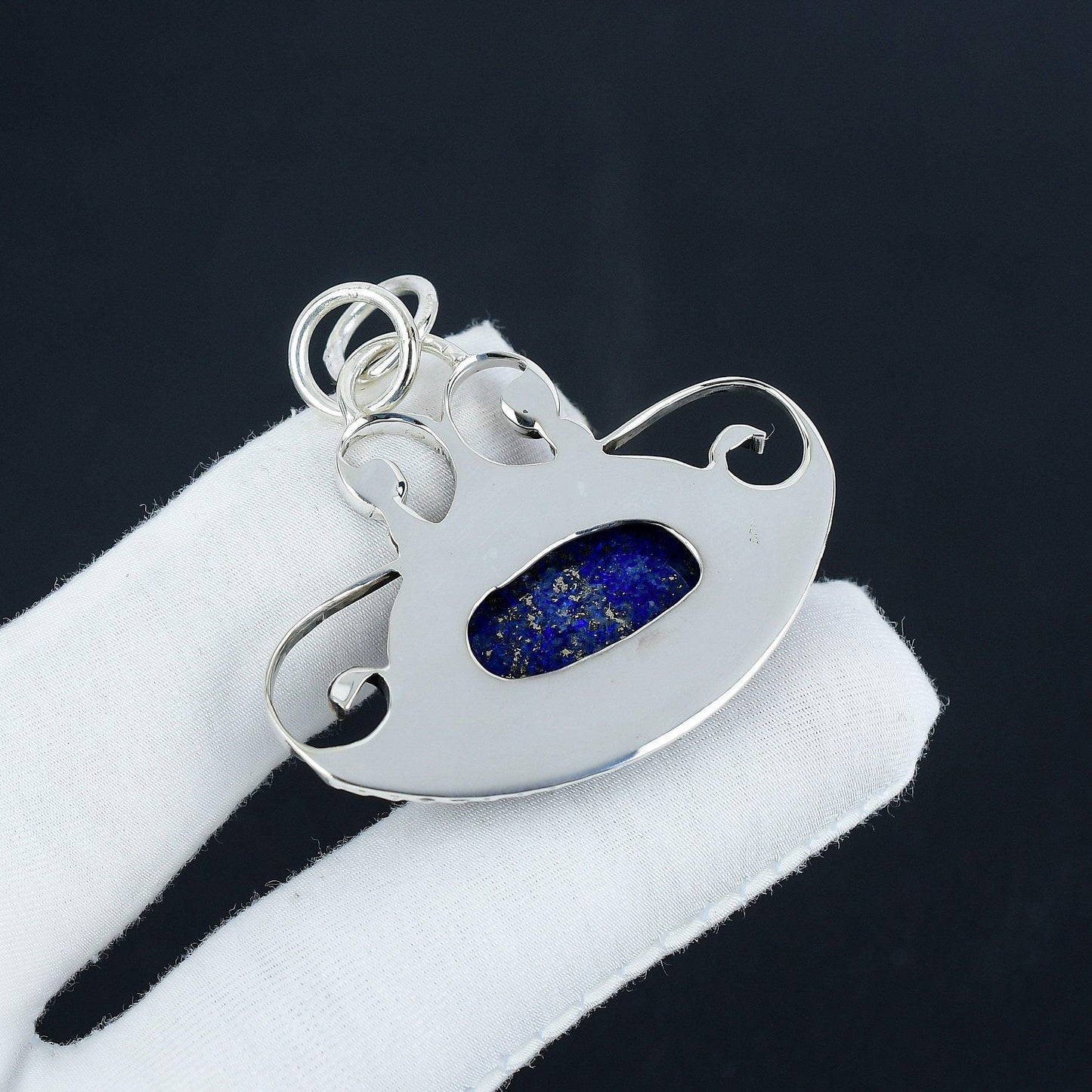 Blue Lapis Lazuli Gemstone Pendant