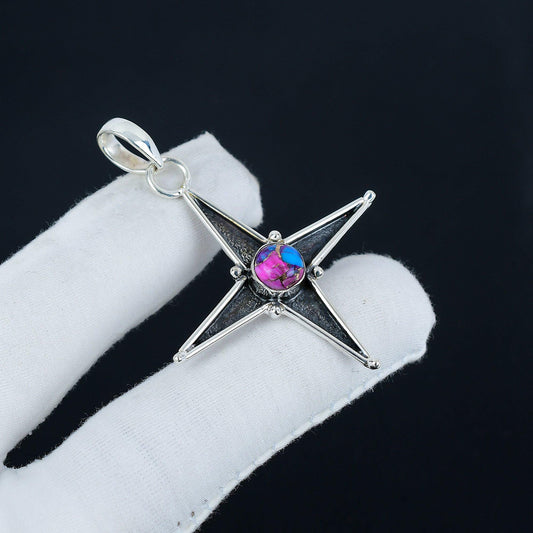 Pink Turquoise Star Pendant