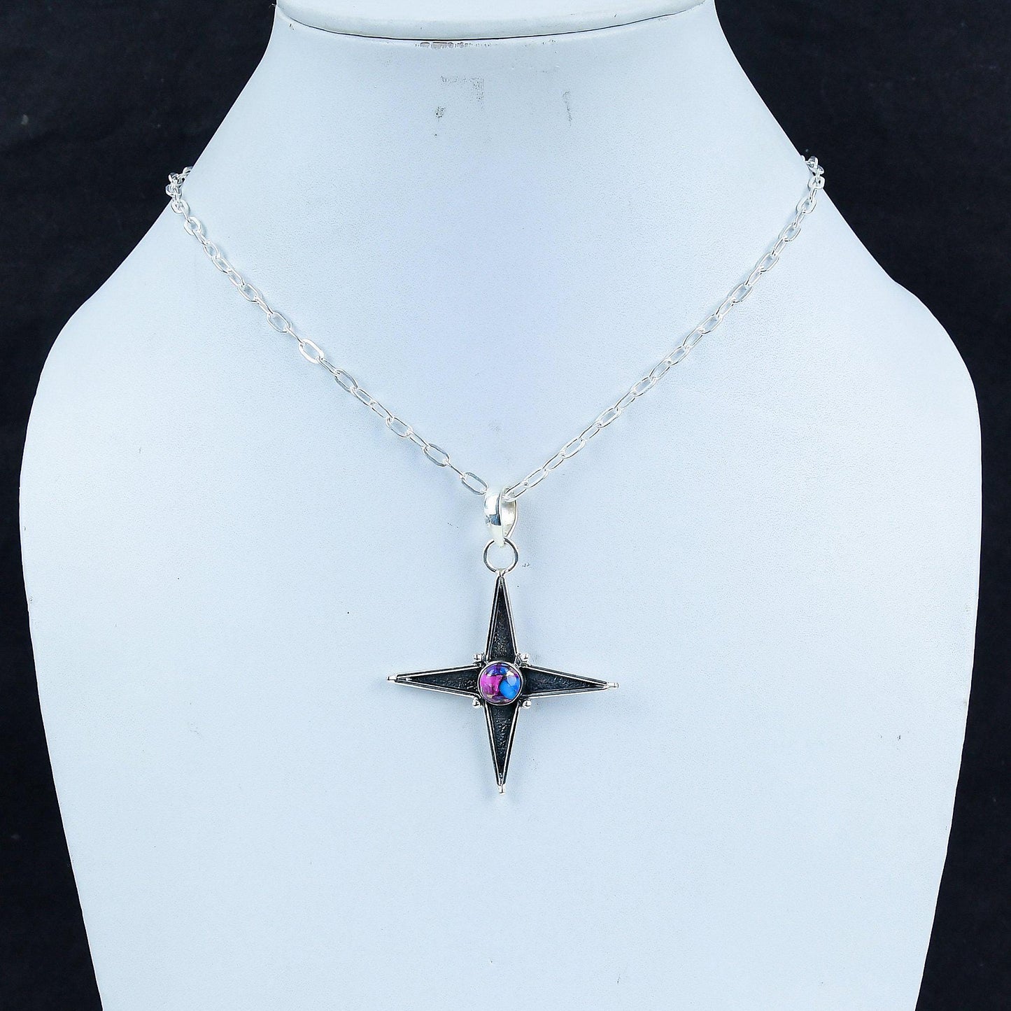 Pink Turquoise Star Pendant