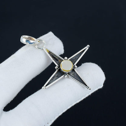 White Mother of Pearl Star Pendant