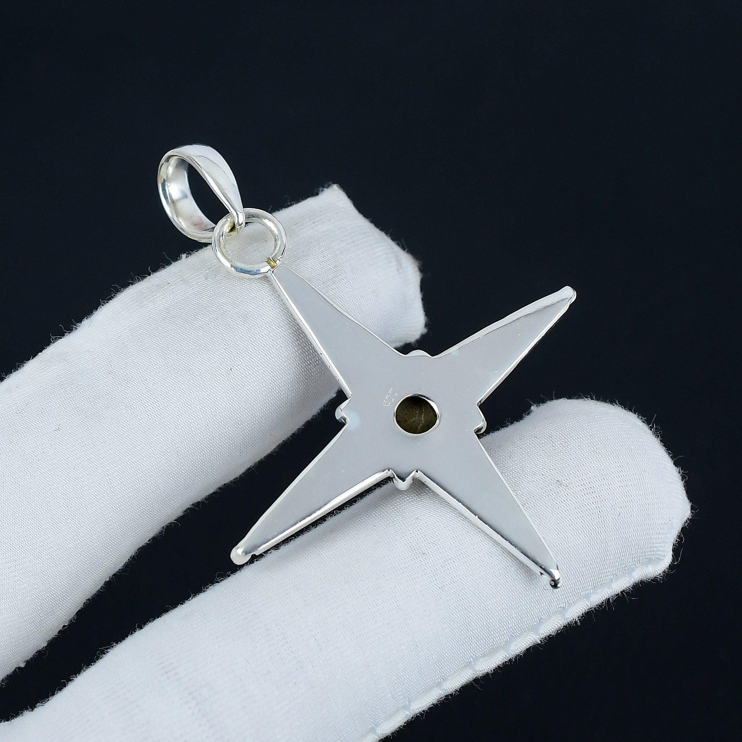 White Mother of Pearl Star Pendant