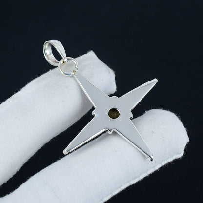 White Mother of Pearl Star Pendant