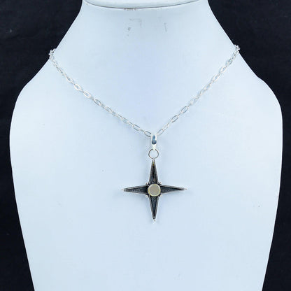White Mother of Pearl Star Pendant