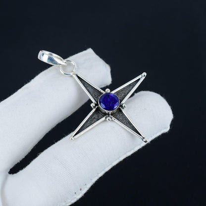 Blue Sapphire Gemstone Pendant