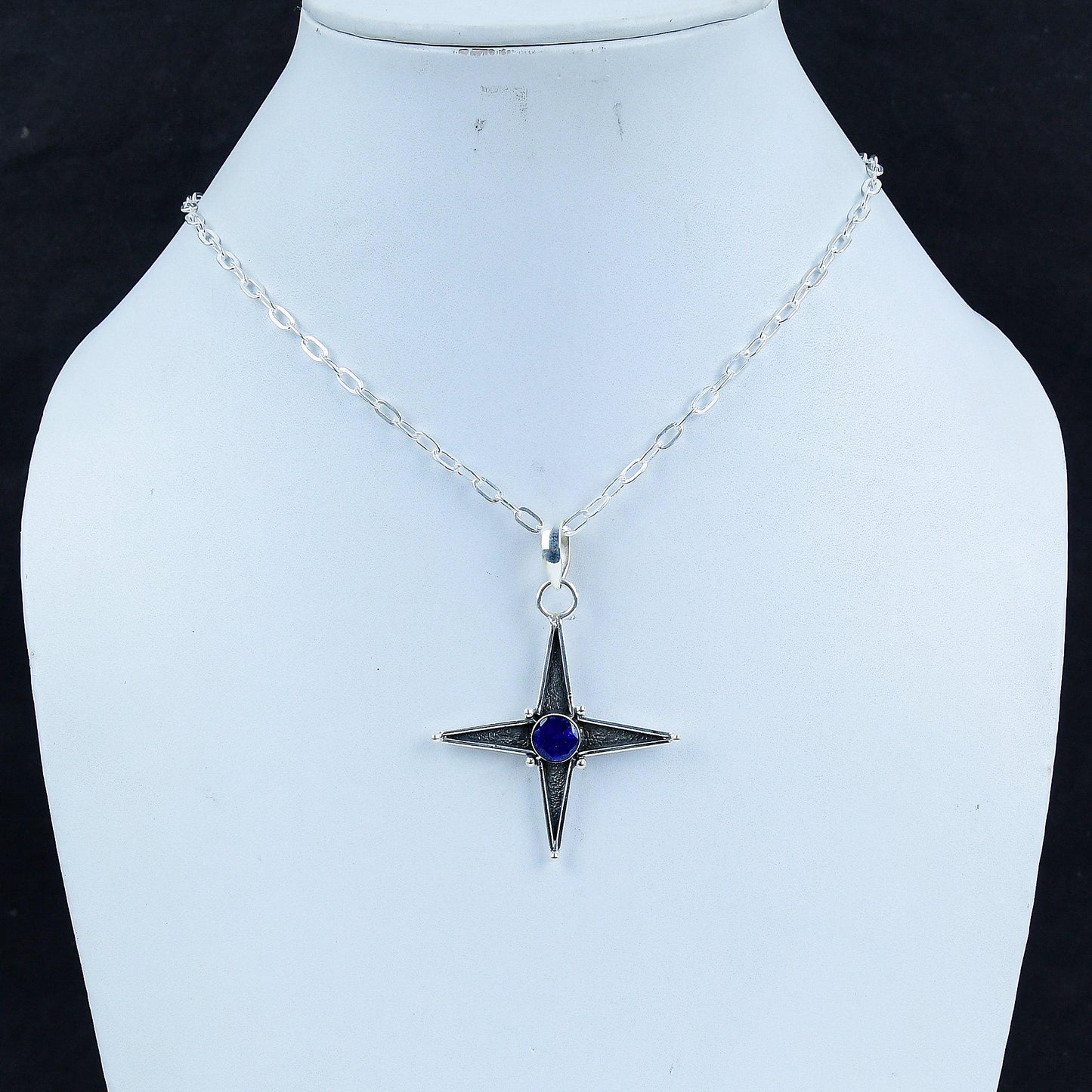 Blue Sapphire Gemstone Pendant