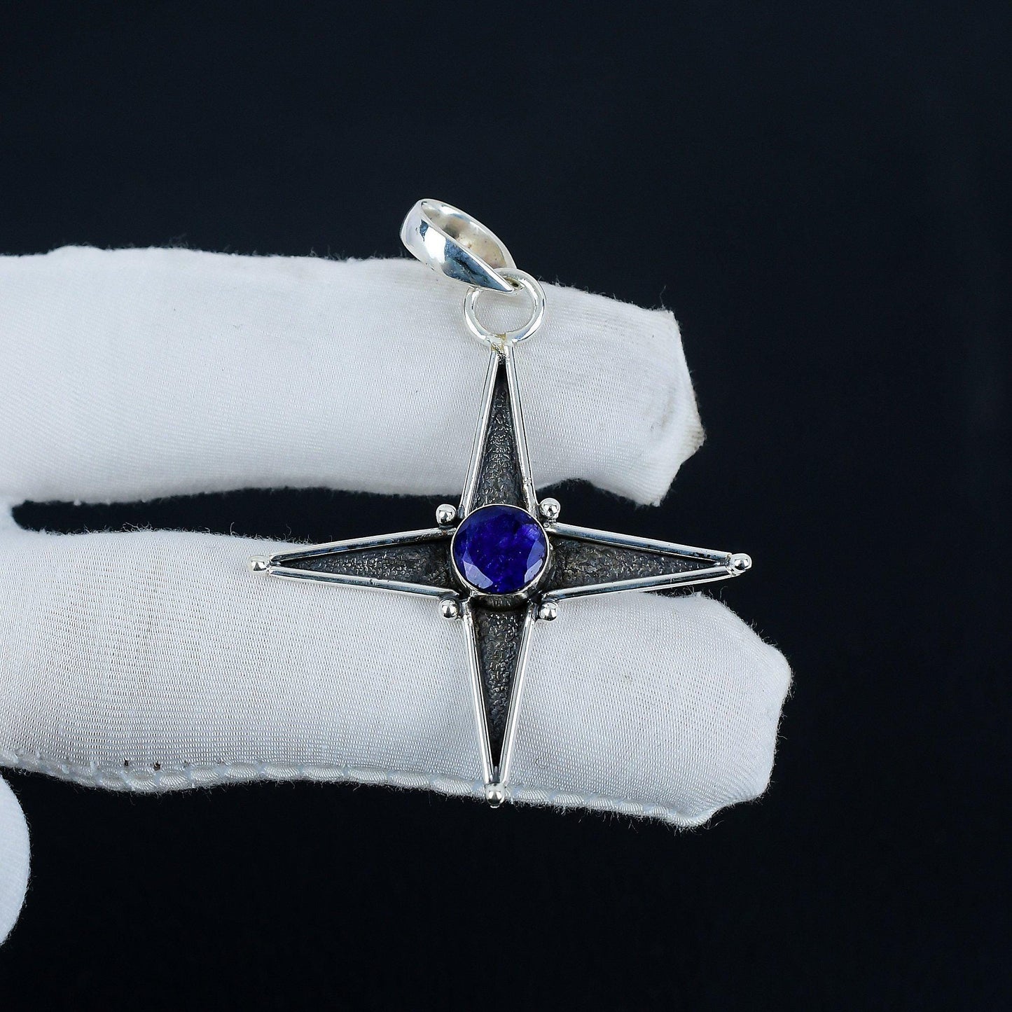 Blue Sapphire Gemstone Pendant