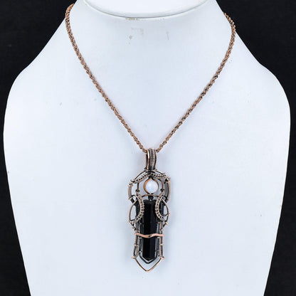 Black Tourmaline Gemstone Pendant