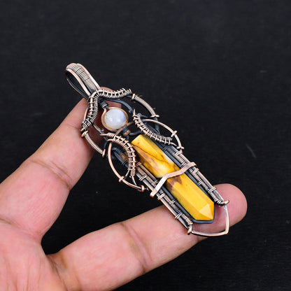 Multicolor Mookaite Gemstone Pendant