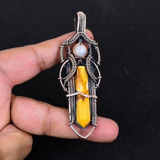 Multicolor Mookaite Gemstone Pendant