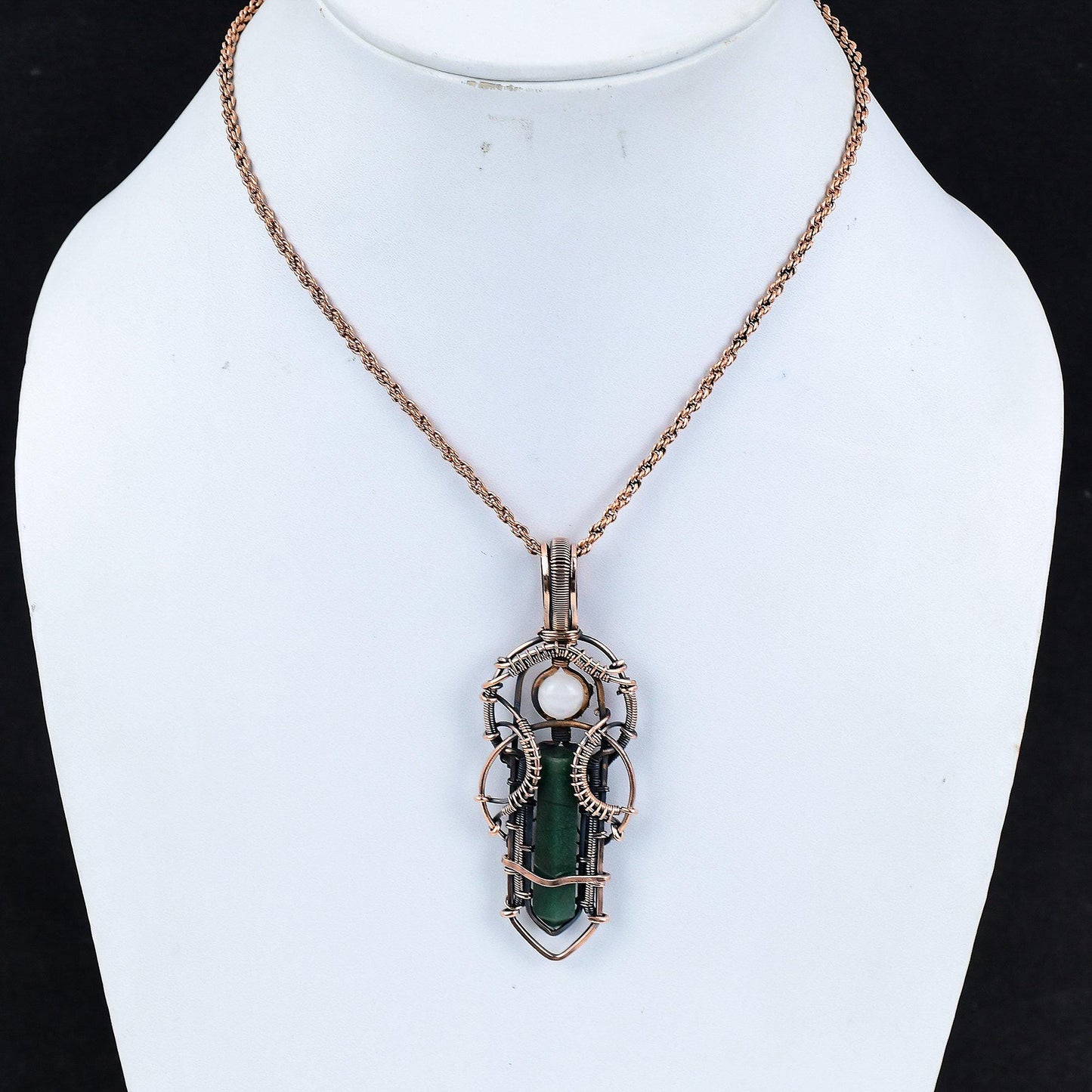 Green Jade Gemstone Pendant