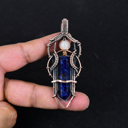 Blue Sodalite Gemstone Pendant